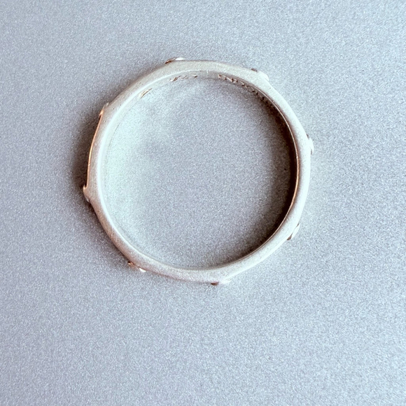 Silpada Modernist Porthole Stackable Eternity Sterling Silver 925 Retired Ring - Picture 6 of 8